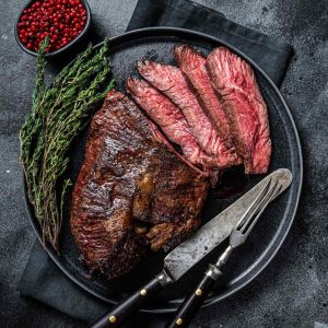 Hormone Free, Additive Free Hanger Steak by Twisted V Ranch