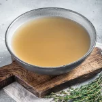 Pasture-raised Chicken Bone Broth in Bowl