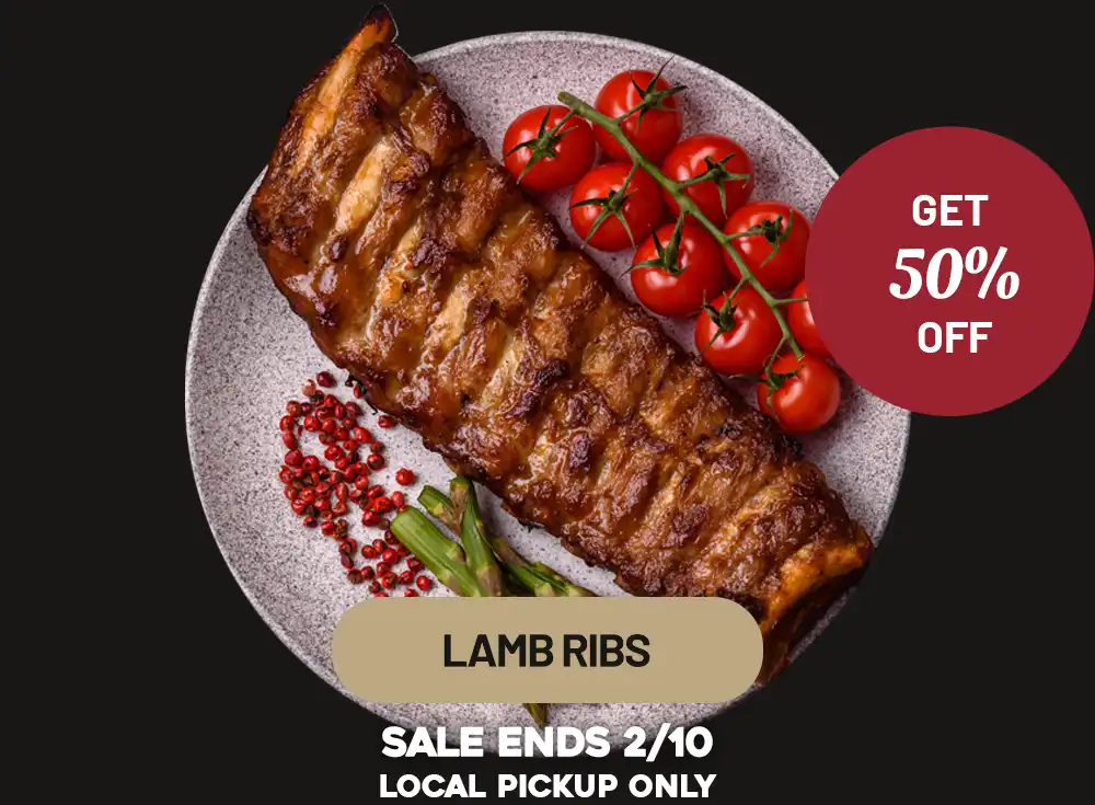 Get 50% OFF Lamb Ribs