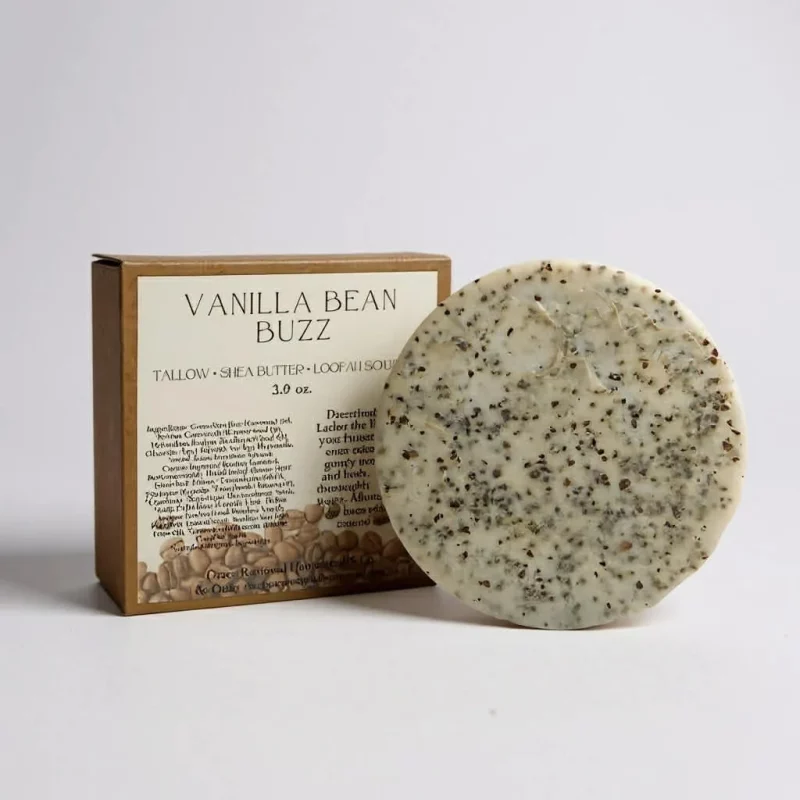 Vanilla Bean Buzz Tallow + Shea Soap Bar